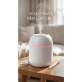 Hava Nemlendirici 220ML Buhar Makinesi, Çocuk Odası ve Ofis Kullanımına Uygun, Sessiz ve Hafif C - Renkli - 1