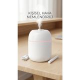 Hava Nemlendirici 220ML Buhar Makinesi, Ofis ve Ev Kullanımı Için Uygun, Taşınabilir ve Sessiz - Renkli - 1