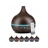 Hava Nemlendirici 7 Led Işıklı Aromatik Oda Kokusu 550 Ml Kahve Aroma Difüzörü Buhar Makinası Mirem0015k-Hava Nem