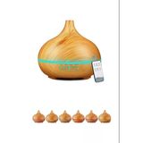Hava Nemlendirici 7 Led Işıklı Aromatik Oda Kokusu 550 Ml Kahve Aroma Difüzörü Buhar Makinası P83028s8303