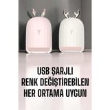 Hava Nemlendirici Aromaterapi Hava Temizleyici Renk Değiştirebilen - Ahşap - 1