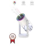 Hava Nemlendiricisi Buhar Makinesi Işıklı Yıldız Projektör Humidifier Cl28s Beyaz