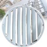 Hava Saptırıcı Izgaralı Dış Mekan AC Ünitesi Kapak Braketi - Kompresör Koruması için Paslanmaz Çelik Üfleme Bölmesi, 50x50cm (19.6x19.6in) Havalandırma Ekranı