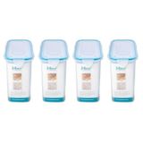 Hava Sızdırmaz Contalı Bakliyat Saklama Kabı 3 LT 4 Lü Set