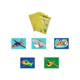 Hava Taşıtları, 5 Adet Büyük Boy A4, Kız-erkek Çocuk Kum Boyama Kartı Seti-red Castle Kb-rc-050