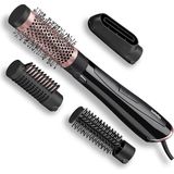 Hava Üflemeli Saç Şekillendirici Set Perfect Finish, 1000W, 4 Başlık, Kabarma Önleyici Iyon Teknolojisi, AS126E
