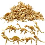 HAVAGDTM 110 adet dinozor fosili iskelet dinozor iskeleti oyuncaklar, çeşitli figürler, dino kemikleri, doğum günü partisi, bilim oyunu, dino kum kazı, parti iyilik dekorasyonları 2,5 inç (110 adet)