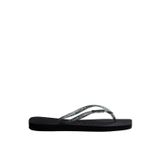 Havaianas 4148257-2976 Siyah Square Logo Metallic Black Silver Kadın Terlik