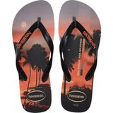 Havaianas 4149971 Top Surfer I Parmak Arası Siyah-Kırmızı Unisex Terlik - Siyah - Kırmızı