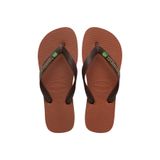 Havaianas Brasil Logo Erkek Kahverengi Parmak Arası Terlik