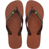 Havaianas Brasil Logo Erkek Kahverengi Terlik, 35/36