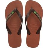 Havaianas Brasil Logo Erkek Kahverengi Terlik, 41/42 Beden