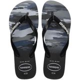 Havaianas Erkek HAV. Top Camu parmak arası terlik, Siyah, siyah, beyaz., 39/40 EU
