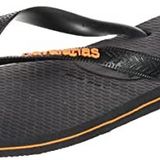 Havaianas Erkek LOGO FILETE Terlik, Siyah, 45-46 EU