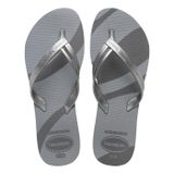 Havaianas Kadın HAV. Elegance Print Parmak Arası Terlik, Yeni Grafit, 5.5/6 UK