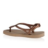 Havaianas Kadın Luna Parmak arası terlik,Altın (PEMBE ALTIN 5282),35/36 EU,Arkası Açık