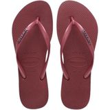 Havaianas Kadın Slim Logo Metallic Terlik, 37-38, 5003364888, Vişne