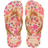 Havaianas Kıds Flores Kız Çocuk Parmak Arası Terlik 4000052, Altın, 29-30