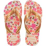 Havaianas Kıds Flores Kız Çocuk Parmak Arası Terlik 4000052, Altın, 35-36