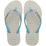 Havaianas Kıds Slım Glıtter Iı Simli Kız Çocuk Parmak Arası Terlik 4146976, Bej, 31-32