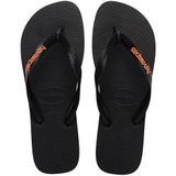 Havaianas Logo Filete FC 4108555-9456 Siyah-Turuncu Erkek Terlik