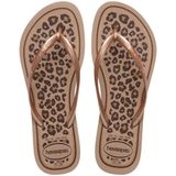 Havaianas Slim Animals 4103352-6516 Bej-Altın Kadın Terlik
