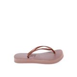Havaianas – Slim Flatform, zarif, uzun ömürlü ve çok yönlü banyo terliği, 2,5 cm kalınlığında taban, ince kayış, kadın, Çiğdem Gülü, 39/40 EU