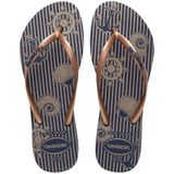Havaianas Slım Nautıcal Kadın Parmak Arası Terlik 4137125, Lacivert, 41-42