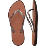 Havaianas Slim Point Dark Brown Kadın Terlik 35-36 - Acı Kahverengi