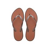 Havaianas Slim Point Dark Brown Kadın Terlik, 39/40 EU, numeric_39, numeric_40