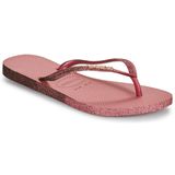 Havaianas Slim Sparkle II - Çelik Gri Kauçuk 35 EU, Burgunder, 37/38 EU