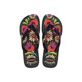 Havaianas Top Begonia Kadın Siyah Desenli Parmak Arası Terlik