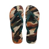 Havaianas - Top Camu, rahat, sağlam ve hafif banyo terliği, kamuflaj tasarımlı, erkekler için, Siyah Pantanal Yeşili, 43/44 EU