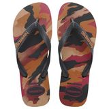 Havaianas - Top Camu, rahat, sağlam ve hafif banyo terliği, kamuflaj tasarımlı, erkekler için, Yeni Grafit Yeni Grafit, 39/40 EU