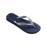 Havaianas – Top Logo Pop Up, rahat, şık ve çok yönlü banyo terliği, üst modele dayanır, dikkat çekici logolu kayış, kaymaz taban, üniseks, yetişkin, Lacivert Buz, 42/44 EU