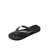 Havaianas – Top Logo Pop Up, rahat, şık ve çok yönlü banyo terliği, üst modele dayanır, dikkat çekici logolu kayış, kaymaz taban, üniseks, yetişkin, Siyah Çelik Gri, 44/46 EU