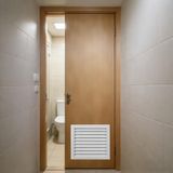 Havalandırma Menfezi, Beyaz Banyo Ahşap Panjur Havalandırması - Dolaplar, Kitaplıklar ve Dolaplar için İki Taraflı Havalandırma Izgarası (36x18 inç) - Geliştirilmiş Hava Akışı için Şık Havalandırma