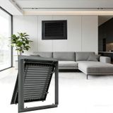Havalandırma örtüsü, hava filtresi ızgarası, HVAC siyah 20 x 42 inç, alçıpan için bıçaklı havalandırma örtüsü, duvar erişim paneli, şık duvar erişim paneli, Perfec