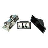Havalandırmalar için kollektör kutu 76mm abs-sol