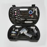 Havalı Alet Tamirci Seti 61 Parça Profesyonel Kompresör Uyumlu Çok Fonksiyonlu Amaçlı Onarım - Çok Renkli