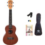 HAVANA HK-134NT MAUN CONCERT UKULELE - NATUREL SET(KILIF-ASKI-METHOD-PENA HEDİYELİ)