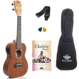 Havana HK-54EQ Elektro Concert Ukulele- Maun