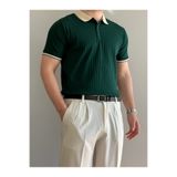 HAVANNA Erkek Polo Yaka Triko Tişört Regular Fit Old Money Stil