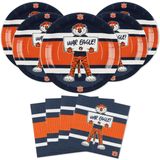 Havercamp 24 Kişilik Auburn Tigers Partisi! 24 Lg. Tabak ve 32 Öğle Yemeği Peçetesi içerir. Bir sonraki Futbol Bagaj Kapısı, Basketbol Partisi, Doğum Günü veya herhangi bir Auburn Üniversitesi