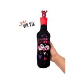 Havhav Cabernet Havignon Vikvik Sesli Köpek Oyuncağı Peluş Şişe Içecek Özel Tasarım Köpek Aktivite Oyuncağı