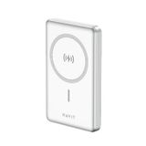 Havit 10000mAh Kablosuz Manyetik Kablosuz Powerbank Ultra İnce 20W, Iphone Uyumlu BEYAZ