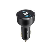 Havit CC100W 100W Pd Dijital Göstergeli Ultra Hızlı Araç Şarj Aleti (1 Type-C, 1 Usb)