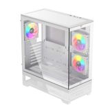 Havit CF925 3 Rgb Fanlı Tamperli Cam Oyuncu Bilgisayar Kasası Beyaz