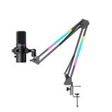 Havit Gamenote GK60 PRO RGB Profesyonel Oyuncu ve Yayıncı Mikrofonu - RGB Standlı USB Mikrofon