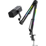 Havit Gamenote GK71 Pro Rgb Yayıncı Mikrofonu, 24-Bit, 192KHZ, Xlr & Type-C, Stantlı - Siyah
